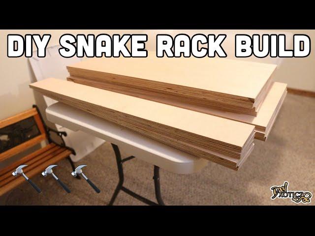 DIY 41QT SNAKE RACK!!!