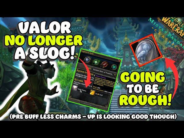 A much needed buff to Valor Point gain....but what about bonus rolls? | MoP Classic