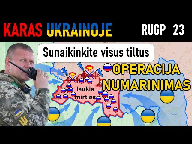 Rugp 23: VISKAS BAIGTA. Ukrainiečiai Užkerta Kelią ATSITRAUKTI TŪKSTANČIAMS RUSŲ