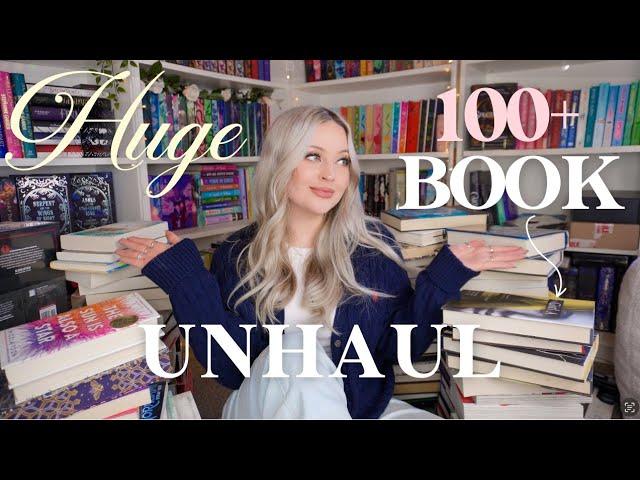 HUGE 100+ Book Unhaul  unhauling books before the new year  [bookmas]