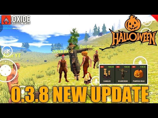  Oxide Survival Island- New Halloween Update -Oxide 0.3.8 Update Items 