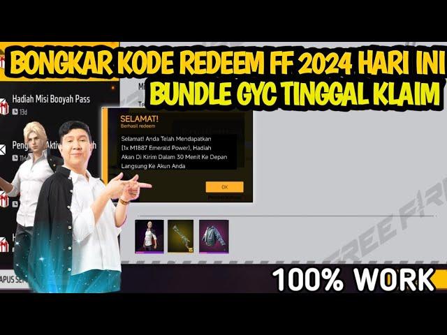 KODE REDEEM FF!! KODE REDEEM FREE FIRE TERBARU 30 Juli 2024 HARI INI‼️