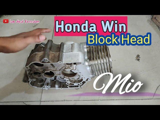 Honda Win Block Head Yamaha Mio #automotive #homemade @lasdiralfreedom