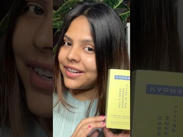 Let’s Hyphen Sunscreen ️🪞 #hyphen #Sunscreen#hypedproduct#review