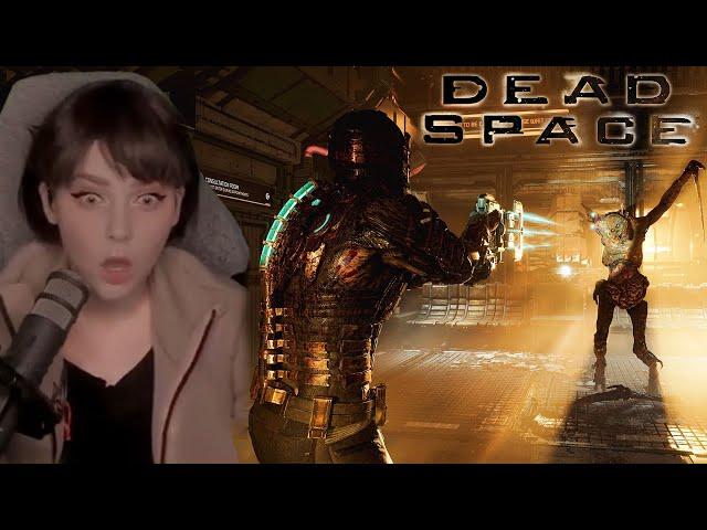 Алина Рин в течении 24 минут "очень боится" играть в новый Dead Space │ Нарезка Dead Space 2023