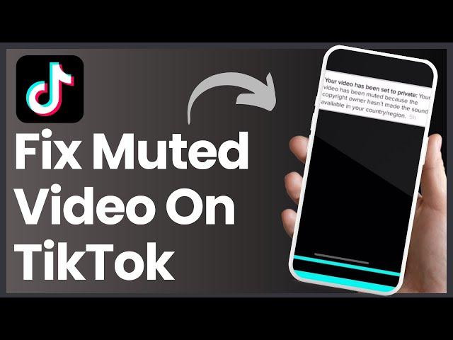 How To Fix A Muted Video On TikTok ! [EASY STEPS]