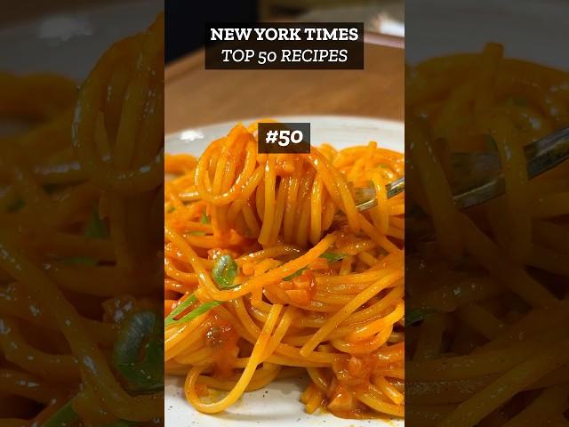 Trying Every Recipe on the NYT Top 50 List | Gochujang Buttered Noodles by Eric Kim (#50)
