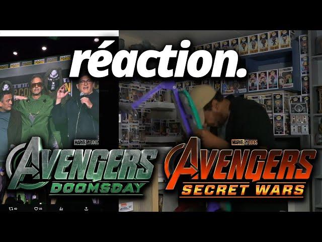 RÉACTION aux ANNONCES de MARVEL STUDIOS ! (AVENGERS DOOMSDAY et SECRET WARS)