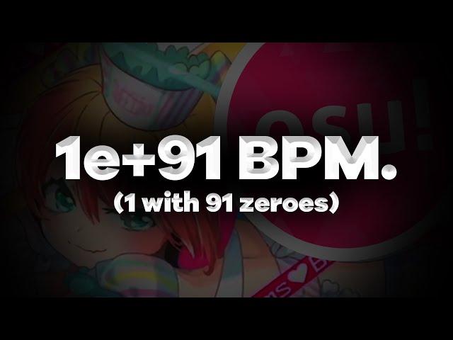 What's the highest BPM on osu's leaderboards?