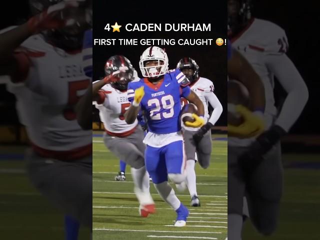 DUNCANVILLE 4⭐️ CADEN DURHAM GOT CAUGHT FOR THE FIRST TIME ! #txhsfb #football #duncanville #texas