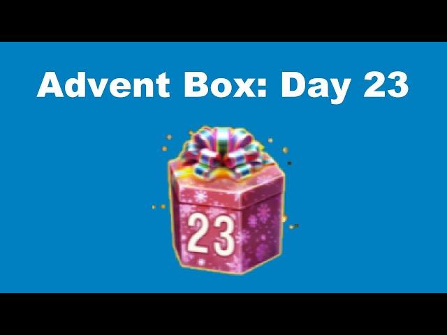 WoT Blitz Advent Calendar Event - Advent Box: Day 23! what's inside the Present?