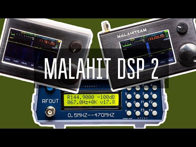 Malachite DPS 2 comparison with the first version by the RF generator.