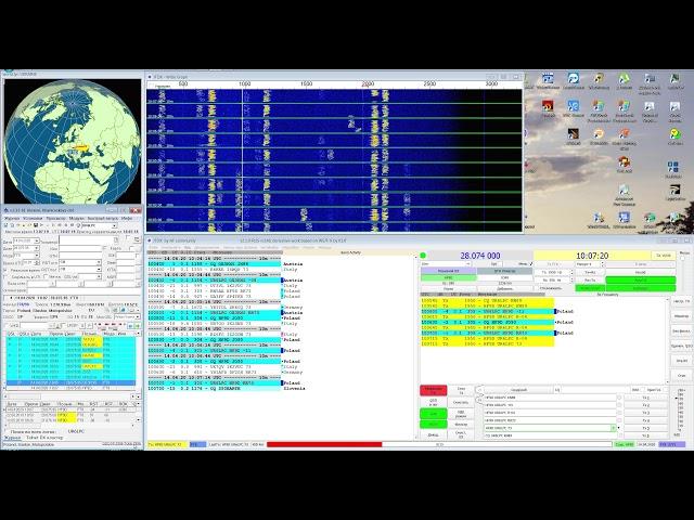 14.04.2020 Работаем в цифре FT8 на 28074(кГц)