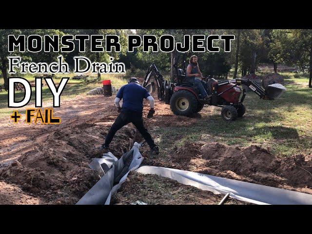 Installing over 1,000’ of French drains at the Castle Grounds - Featuring Henry