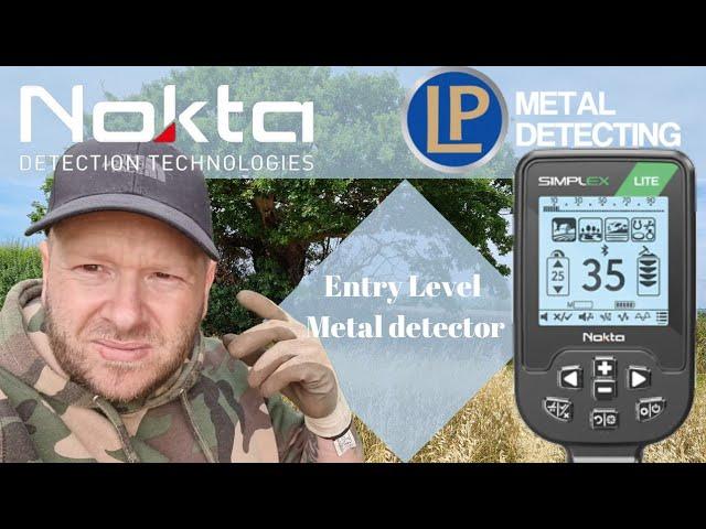 Nokta Simplex Lite Beginner Metal Detector. Metal Detecting UK.