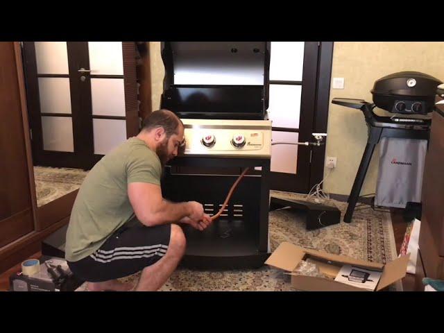 UNPACKING A NEW OVEN LANDMANN MITON PTS 3.1 GAS BBQ