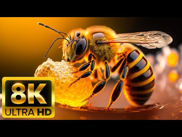 INSECT BEAUTIFUL - 8K (60FPS) ULTRA HD - With Nature Sounds (Colorfully Dynamic)