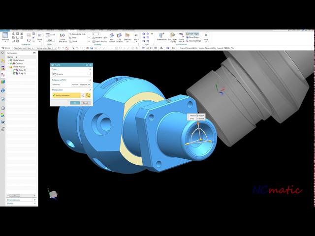 Easy way of positioning 3D objects in NX