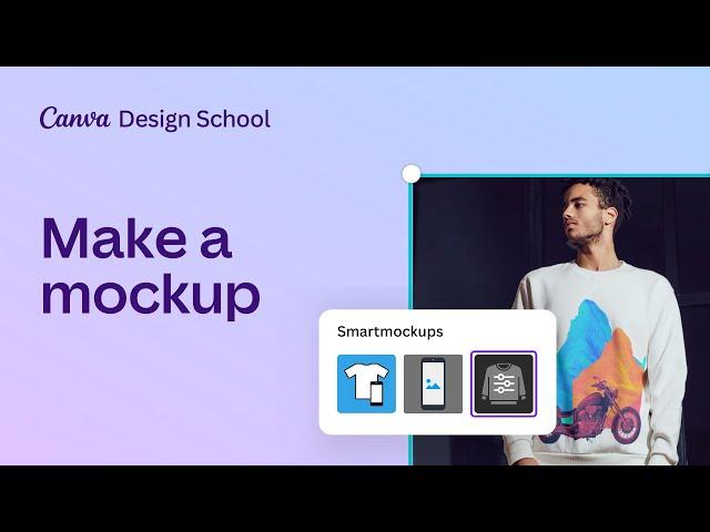 How to make a mockup | Photo Editing on the Canva App