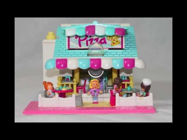 Polly Pocket Pollyville Light Up Pizzeria Restaurant 1993