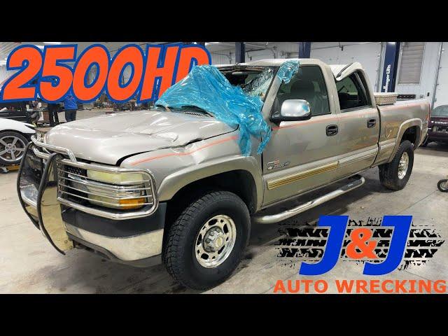 2002 Chevrolet Silverado 2500 HD Part Out: J & J Auto Wrecking Test Video Stock # R2CE321