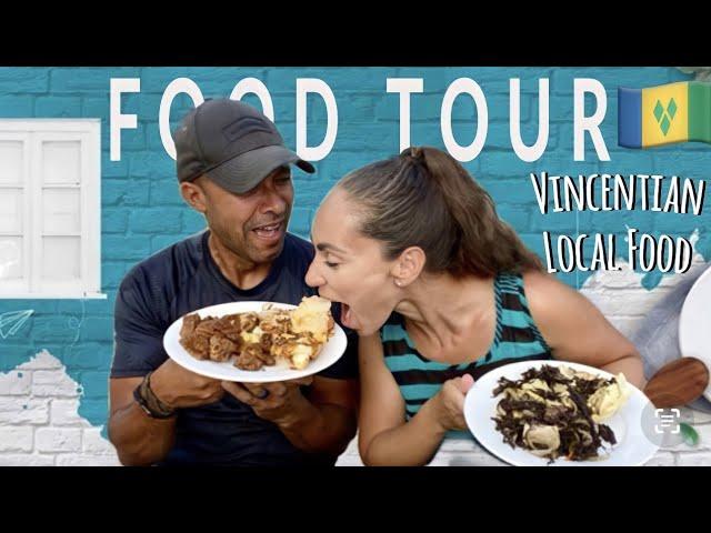 Local Food Tour | Is Vincentian Food Good? | St. Vincent Travel Vlog