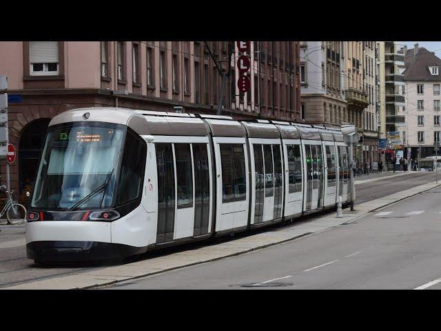 Alstom Citadis 403 Tramway in Strasbourg (CTS)