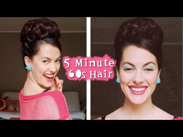 Quick 1960s Updo ⎢ IGTV TUTORIAL