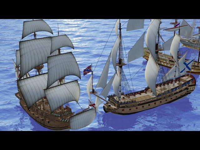 Sail Ship Size Comparison 3D