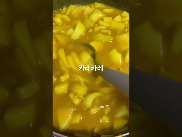 카레 요리 food sound |onesister #카레 #음식