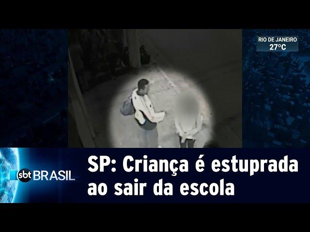 Criança de 11 anos é estuprada ao sair da escola em São Paulo | SBT Brasil (11/05/19)