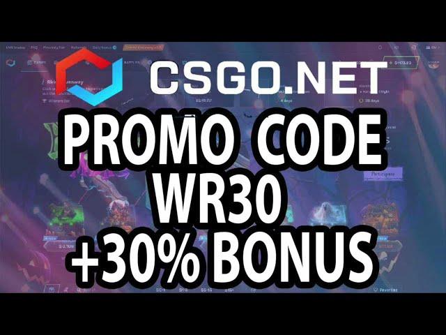 CSGO.NET PROMO CODE [2024] CSGOnet Bonus Code Free Cases on CSGO Net