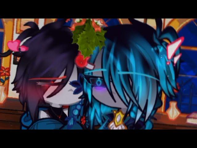 [] kissing under a mistletoe/ Gacha Life 2/Undertale, Ship-Killermare