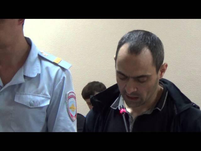 Обвиняемый Мурад Алиев: "Меня били ногами, пытали электрическим током!"