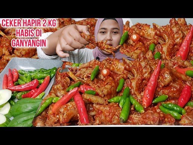 WENAK POLL‼️CEKER MERCON RAWIT TERNIKMAT|| INDONESIA FOOD || #asmr #mukbang #chickenfeetmukbang