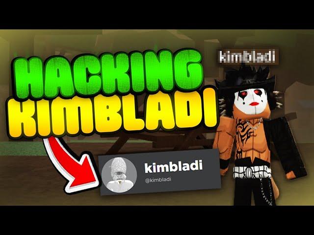 Hacking Kimbladi's ROBLOX Account...  (Da Hood)