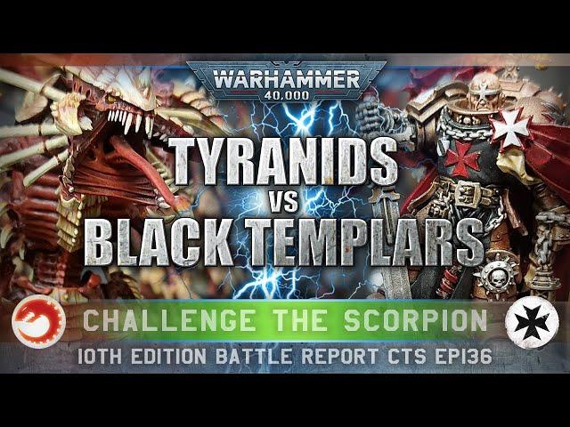 Black Templars Space Marines vs Tyranids Warhammer 40K Battle Report 10th Edition 2000pts