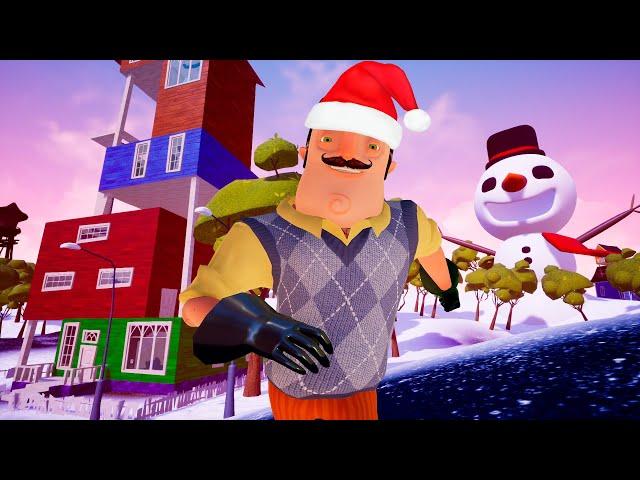 ШОУ ПРИВЕТ СОСЕД!НОВЫЙ ГОД И РОЖДЕСТВО У СОСЕДА!ИГРА HELLO NEIGHBOR MOD KIT ПРОХОЖДЕНИЕ МОДОВ!FUNNY!