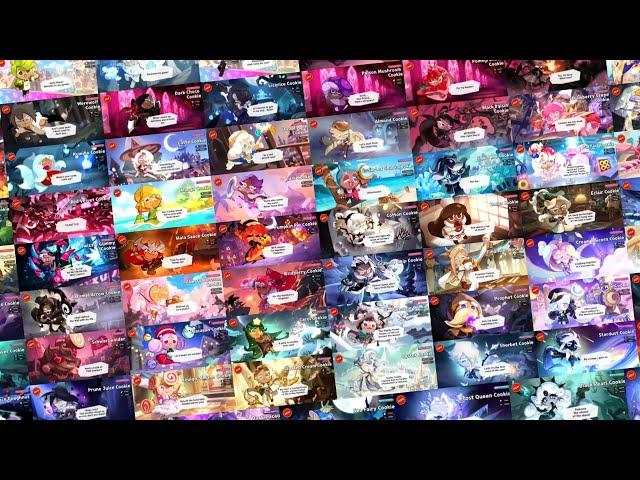 Every Epic+ Cookies' Gacha Animation played at the same time (Up to Kouign-Amann Cookie)