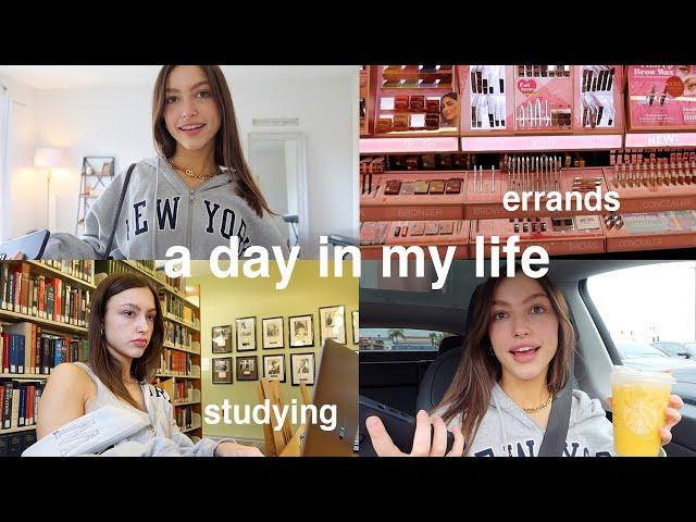 VLOG  a busy day in my life (makeup shopping, errands, etc)