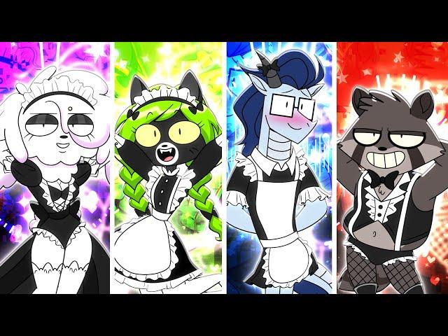 Rocky Rakoon's Super Hot Maids // Funny Animation Meme Mega Mix Comp #Shorts #tiktok #fyp #trending