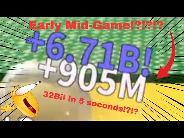 Making Over *32 BILLION* Honey in 5 Seconds as *EARLY MIDGAME* - Bee Swarm Simulator