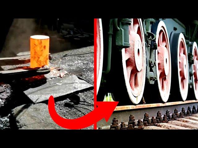 The Process Of Making Train Wheel | High Tech HD