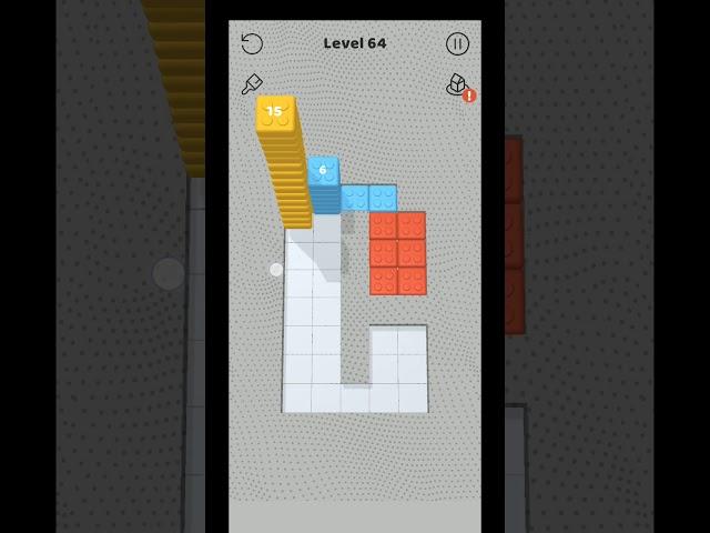 Stack Blocks 3D Level 64 Walkthrough