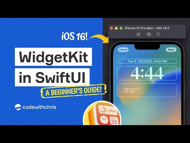 Introduction to WidgetKit - Masterclass (Updated September 2022)