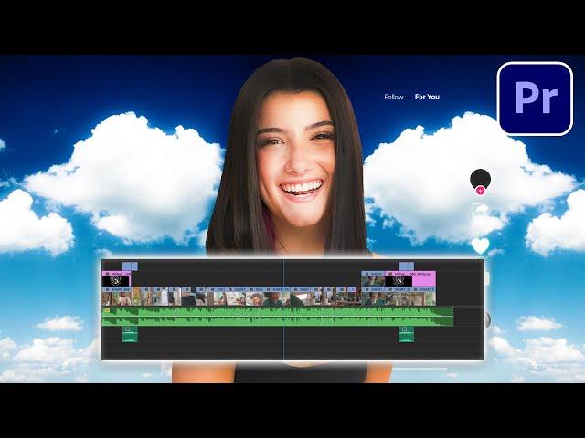 best way to edit VERTICAL VIDEOS in Premiere Pro! #shorts