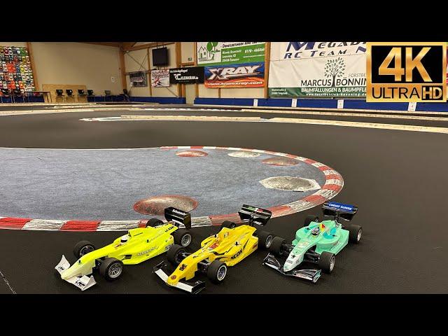 Formel 1 Schumacher ICON 2 Training im Megadrom Hasloh auf ETS Teppich RC Track 4K UHD