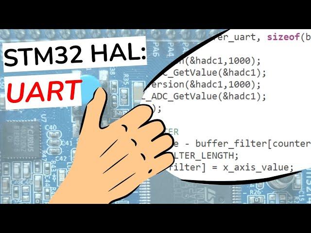 STM32 HAL: Configure UART and send data to the computer.