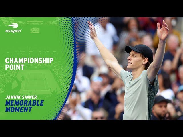 Championship Point | Jannik Sinner Wins Second Grand Slam Title | 2024 US Open