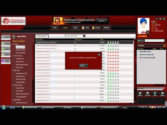 Warcraft 3 Online using Garena (Tutorial)